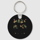 Youth Make Heaven Crowded Camouflage Jesus Camo Ch Schlüsselanhänger (Vorderseite)