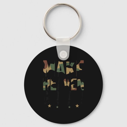 Youth Make Heaven Crowded Camouflage Jesus Camo Ch Schlüsselanhänger (Vorderseite)