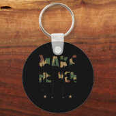 Youth Make Heaven Crowded Camouflage Jesus Camo Ch Schlüsselanhänger (Vorderseite)