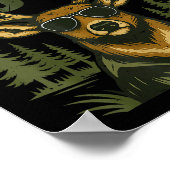 Youth Men Fast Food Camo Deer Hunting Boy Teen Hun Poster (Ecke)