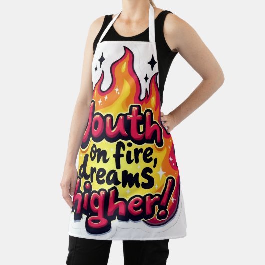 Youth motivational quote schürze (InSitu)