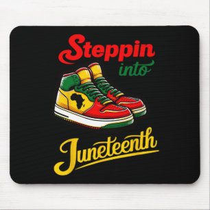 Youth Shoes Steppin in den 19. afrikanischen Ameri Mousepad