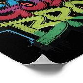 Youth Trust God Bro Funny Christian Boy Son Brothe Poster (Ecke)