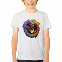 Youth Yin Yang Dragon T - Shirt