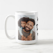 Youthful BEST VATER JE 2 Fotos Benutzerdefinierte Kaffeetasse (Links)