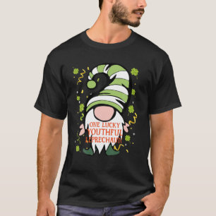 Youthful Funny St Patrick's Day Lucky Gnome Famili T-Shirt