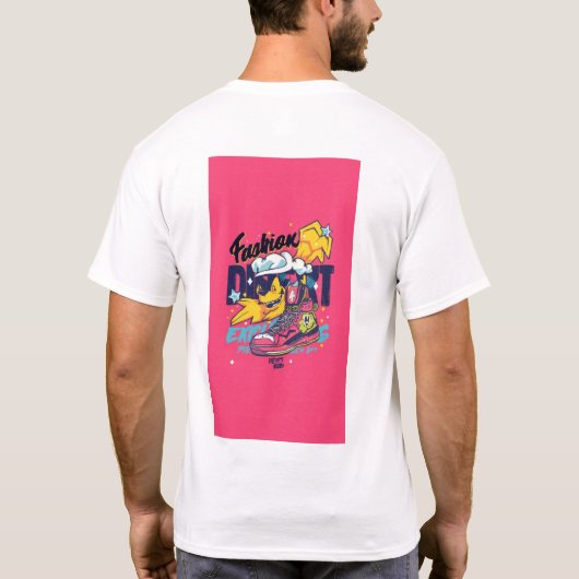 youthful, modern, and vibrant t-shirt design (Rückseite)