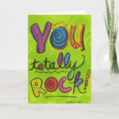 YouTotally Rock Karte (Vorderseite)