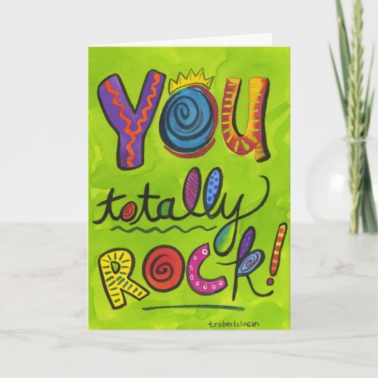 YouTotally Rock Karte (Vorderseite)
