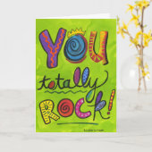 YouTotally Rock Karte (Gelbe Blume)