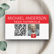 YouTube-Channel-Logo und QR-Code | Modern YouTuber
