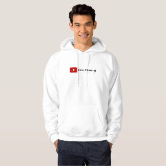 Youtube Channel Name Custom White T - Shirt