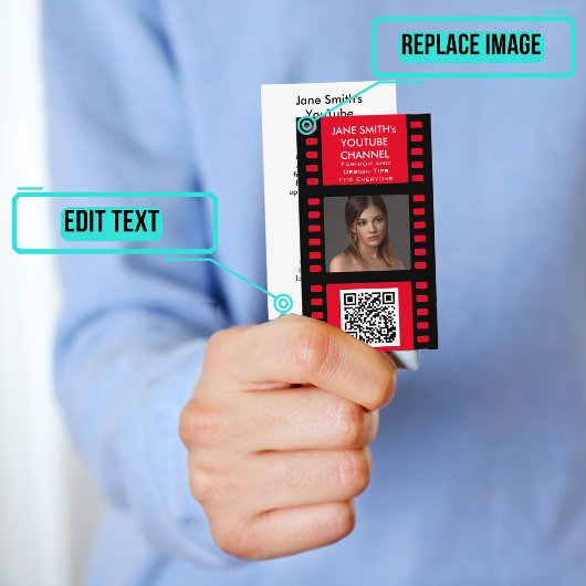 YouTube Channel Werbeaktion Card - Filmmotif Terminkarte