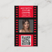 YouTube Channel Werbeaktion Card - Filmmotif Terminkarte (Vorderseite)