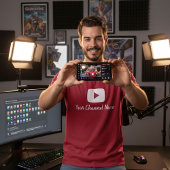 Youtube Channel Youtuber Vlogger T-Shirt