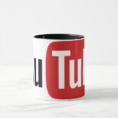 YouTube icon Mug Tasse (Zentrum)