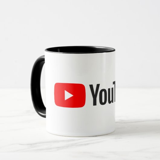 YouTube-Kaffee-Tasse Tasse (Vorderseite Links)