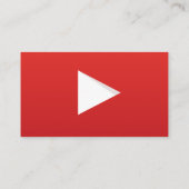 YouTube-Kanal | Beruflich YouTuber Visitenkarte (Rückseite)