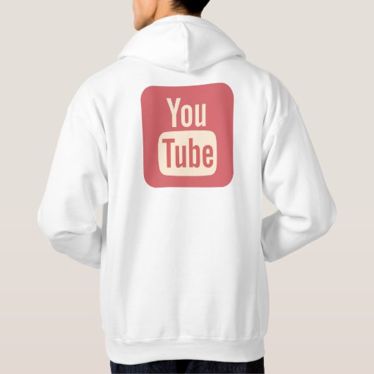 YouTube-Logo Hoodie (Rückseite)