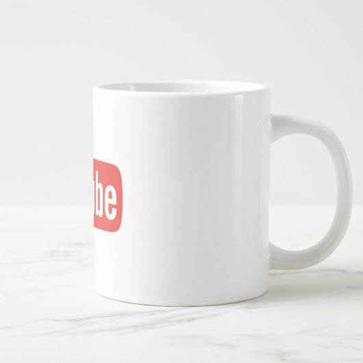 YouTube Logo-Tasse Jumbo-Tasse (Rechts)