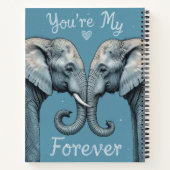 Youtube My Forever Romantic Elephant Liebe Art Notizblock (Rückseite)