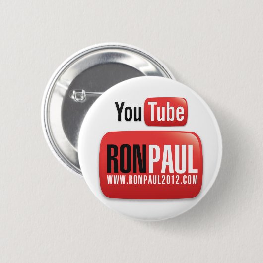 YouTube Ron Paul Button (Vorne & Hinten)