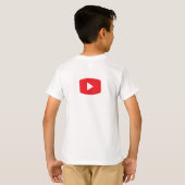 YouTube T - Shirt zum Thema Kleidung (Schwarz voll)