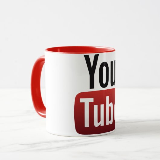 YouTube-Tasse Tasse (Vorderseite Links)
