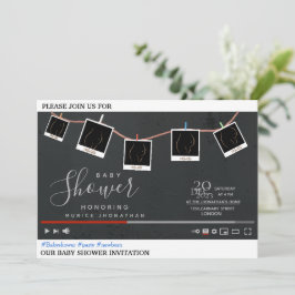 Youtube Thema Babydusche Einladung