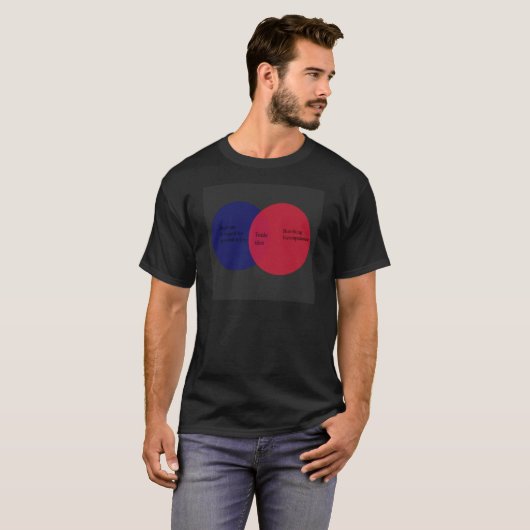 Youtube venn Diagramm T-Shirt (Vorne ganz)