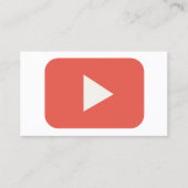 YouTube Visitenkarte (Vorderseite)