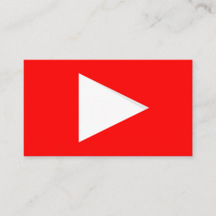 Youtube Youtuber Social Media Bloger Vloger Visitenkarte
