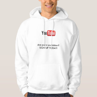 Youtubelogo (2), sind Sie ein youtubian? MELDEN Hoodie