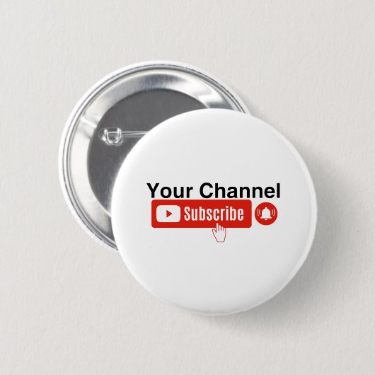 YouTuber Button (Vorne & Hinten)