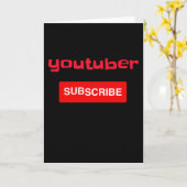 Youtuber Gamer Karte (Gelbe Blume)