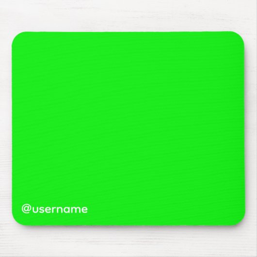 YouTuber Streamer Greenscreen mit Benutzername Mousepad (Vorne)