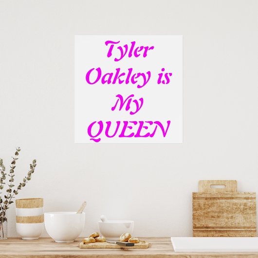 Youtuber Tyler Oakley Poster (Küche)