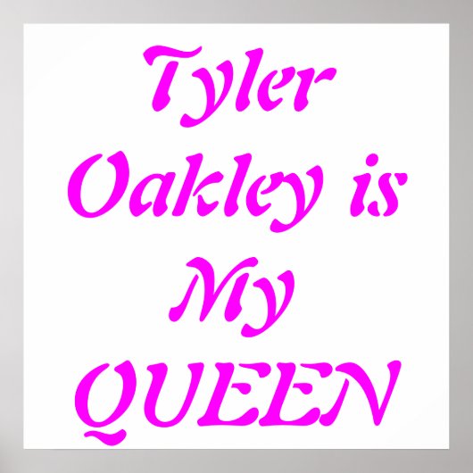 Youtuber Tyler Oakley Poster (Vorne)
