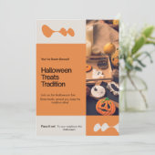 You've Been Booed custom Einladung (Stehend Vorderseite)