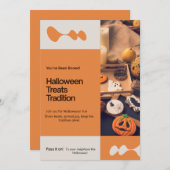 You've Been Booed custom Einladung (Vorne/Hinten)