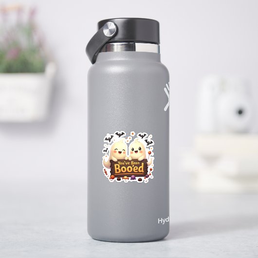 "You've Been Boo'ed" Cute Ghosts Halloween Sticker (HydroFlask)