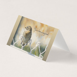 You've been on my mind... Thinking of You Card