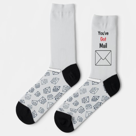 You've Got Mail, E-Mailen in den frühen Tagen Socken (Linkes Detail)