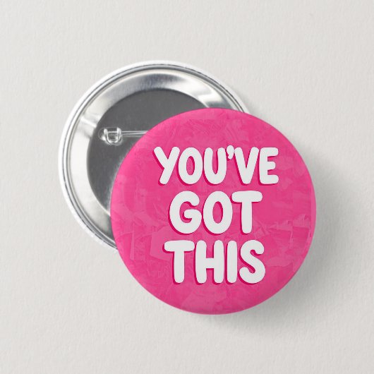 You've got this words on pink button (Vorne & Hinten)