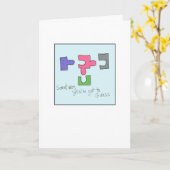 You've Got To Guess Greeting Card Karte (Gelbe Blume)