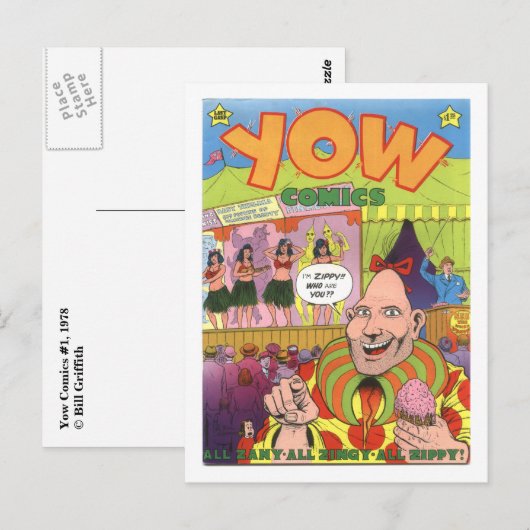 Yow Comic #1.1978 Postkarte (Vorne/Hinten)