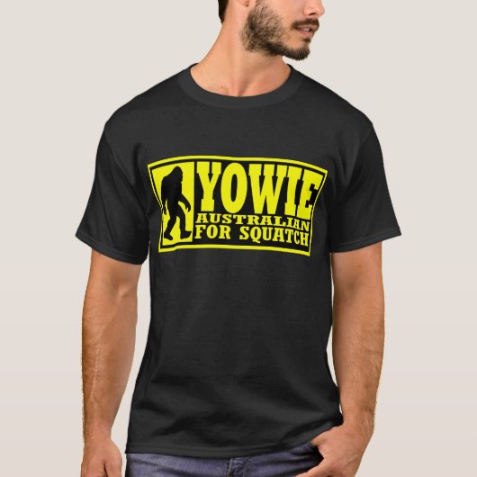 YOWIE AUSTRALIER FÜR SQUATCH - Bigfoot unten T-Shirt (Vorderseite)