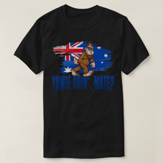 Yowie Doin Mate T-Shirt (Design vorne)
