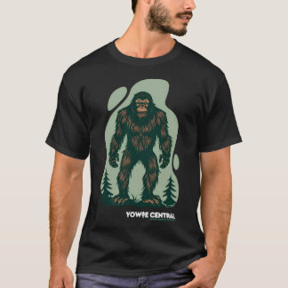 Yowie - Grüner Hintergrund T-Shirt