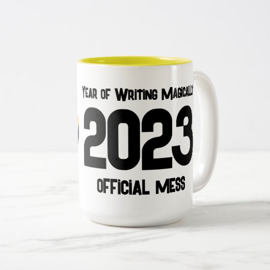 YOWM 2023 ZWEIFARBIGE TASSE (VorderseiteRechts)